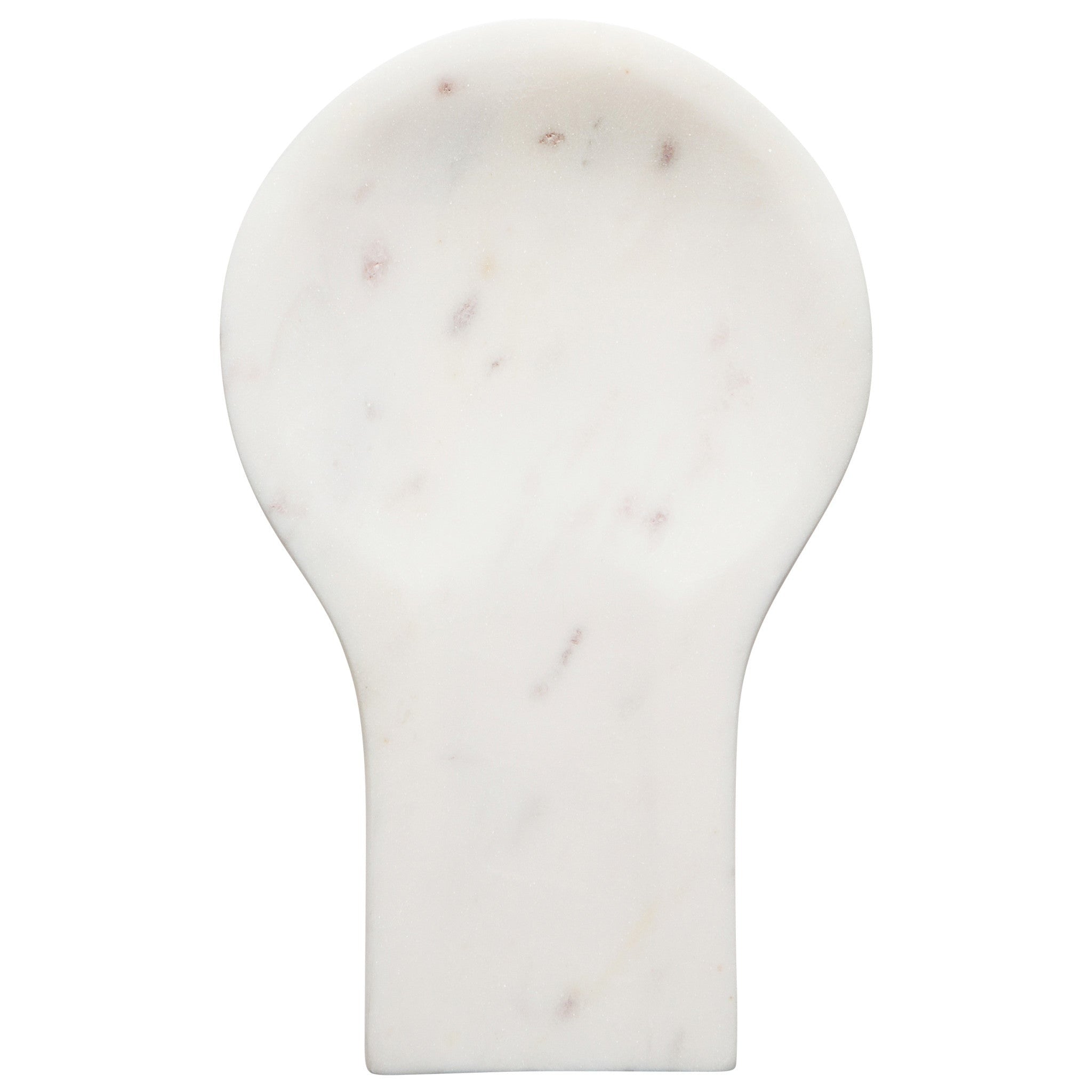Tabletop Spoon Rest - White Marble