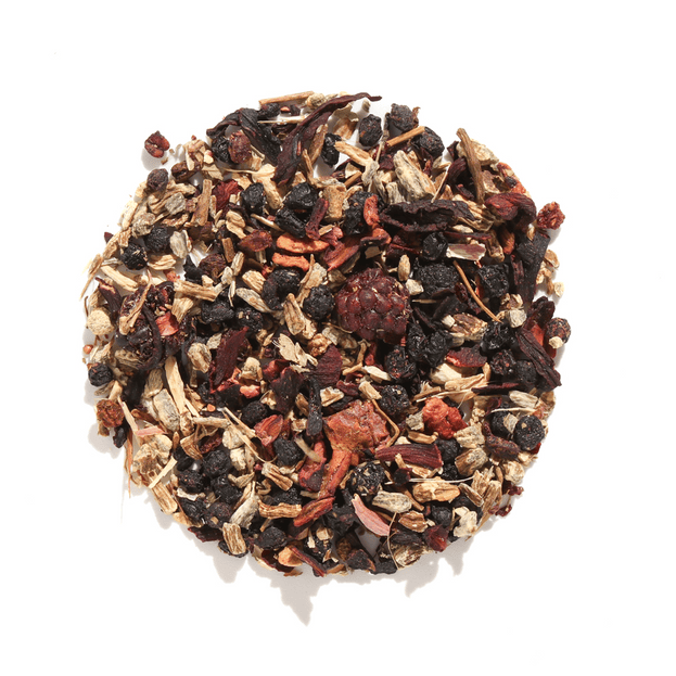 Food Strawberry Echinacea Immunity Herbal Tea