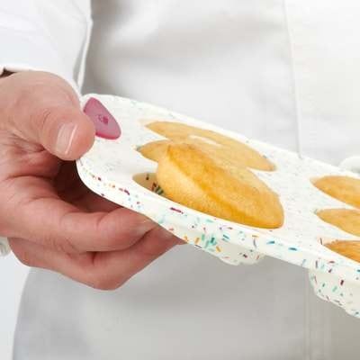 Bakeware Structure Silicone Donut Pan 12ct Confetti