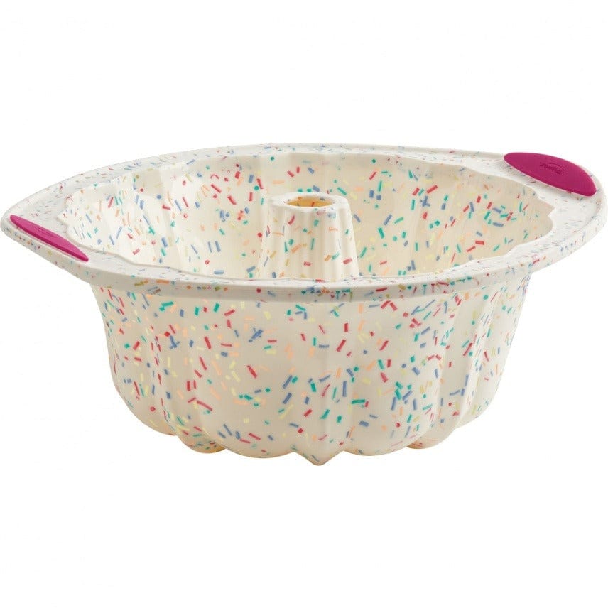 Bakeware Structure Silicone Fluted Cake Pan Confetti