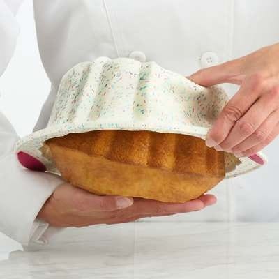 Bakeware Structure Silicone Fluted Cake Pan Confetti