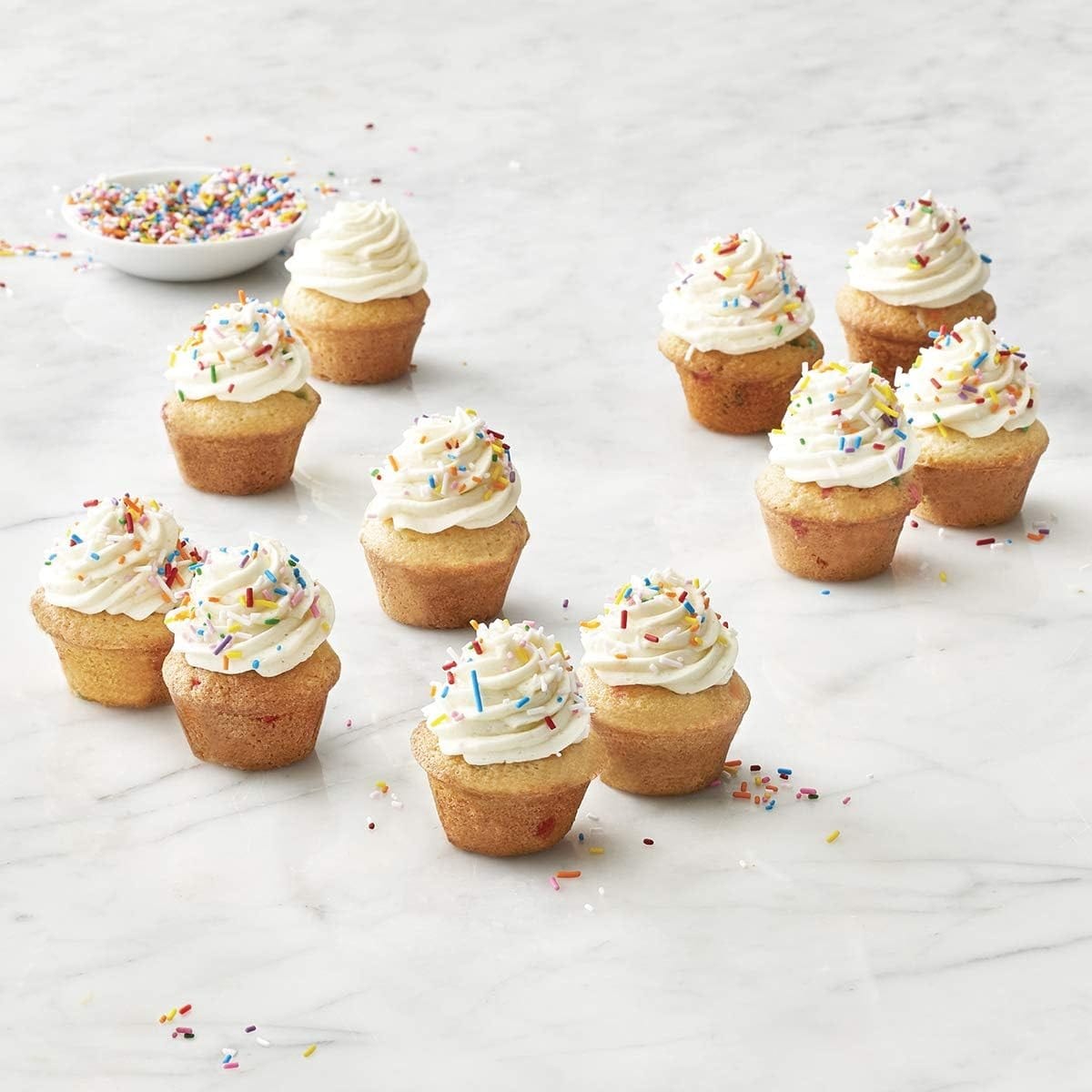 Bakeware Structure Silicone Mini Muffin Pan 24ct Confetti