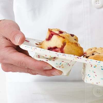 Bakeware Structure Silicone Muffin Pan 12ct Confetti