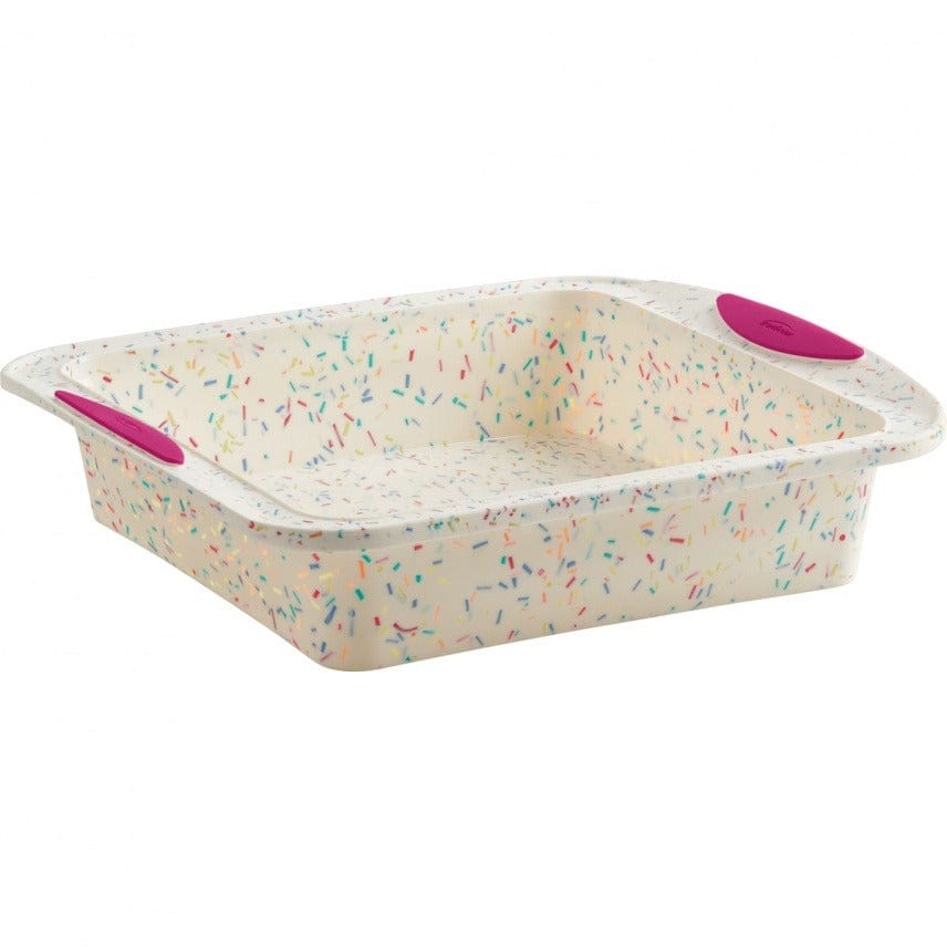 Bakeware Structure Silicone Square Cake Pan Confetti