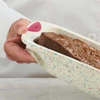 Bakeware Structure Silicone Square Cake Pan Confetti