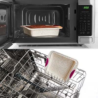 Bakeware Structure Silicone Square Cake Pan Confetti