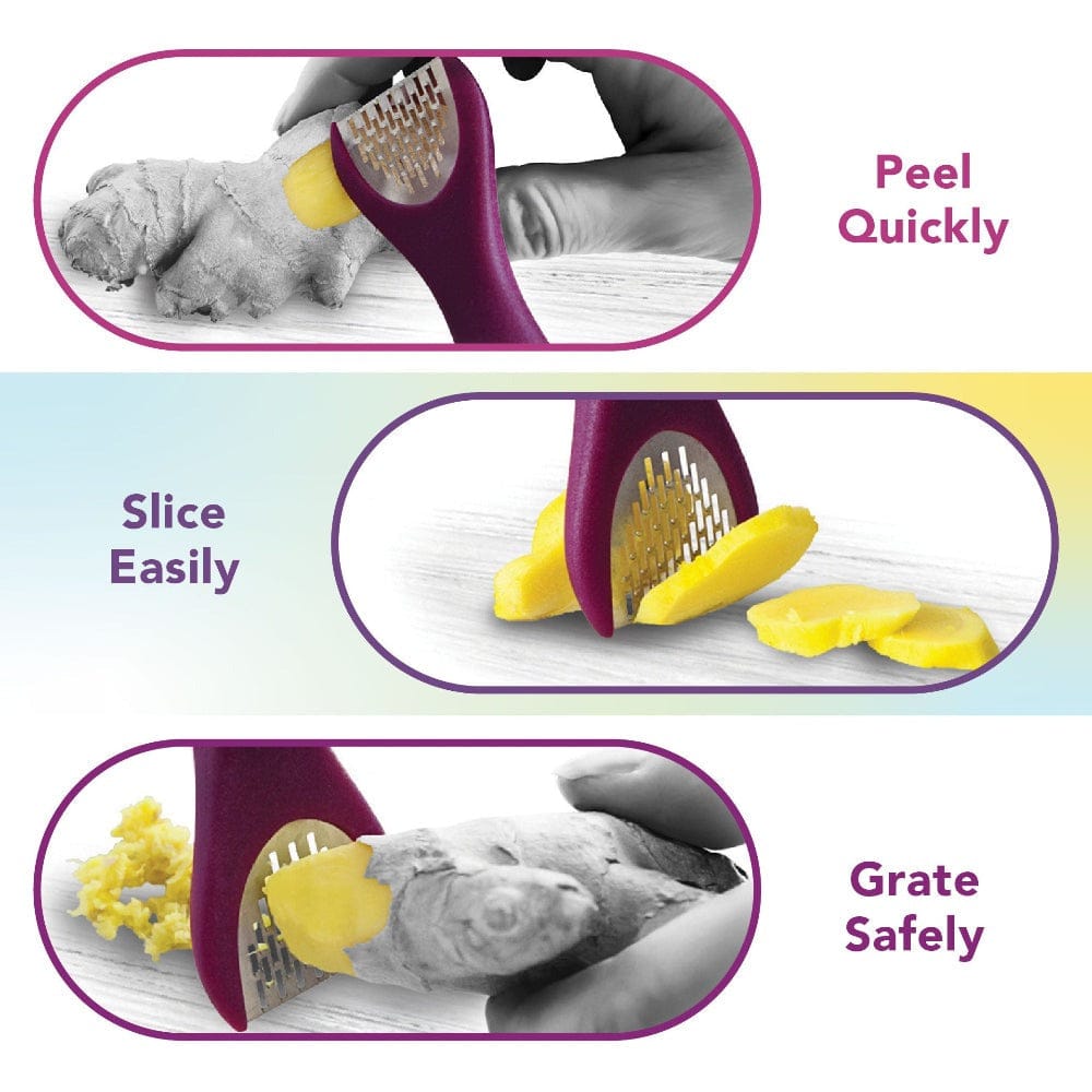 Tools & Accessories Talisman Designs 3-in-1 Ginger Peeler & Grater Tool