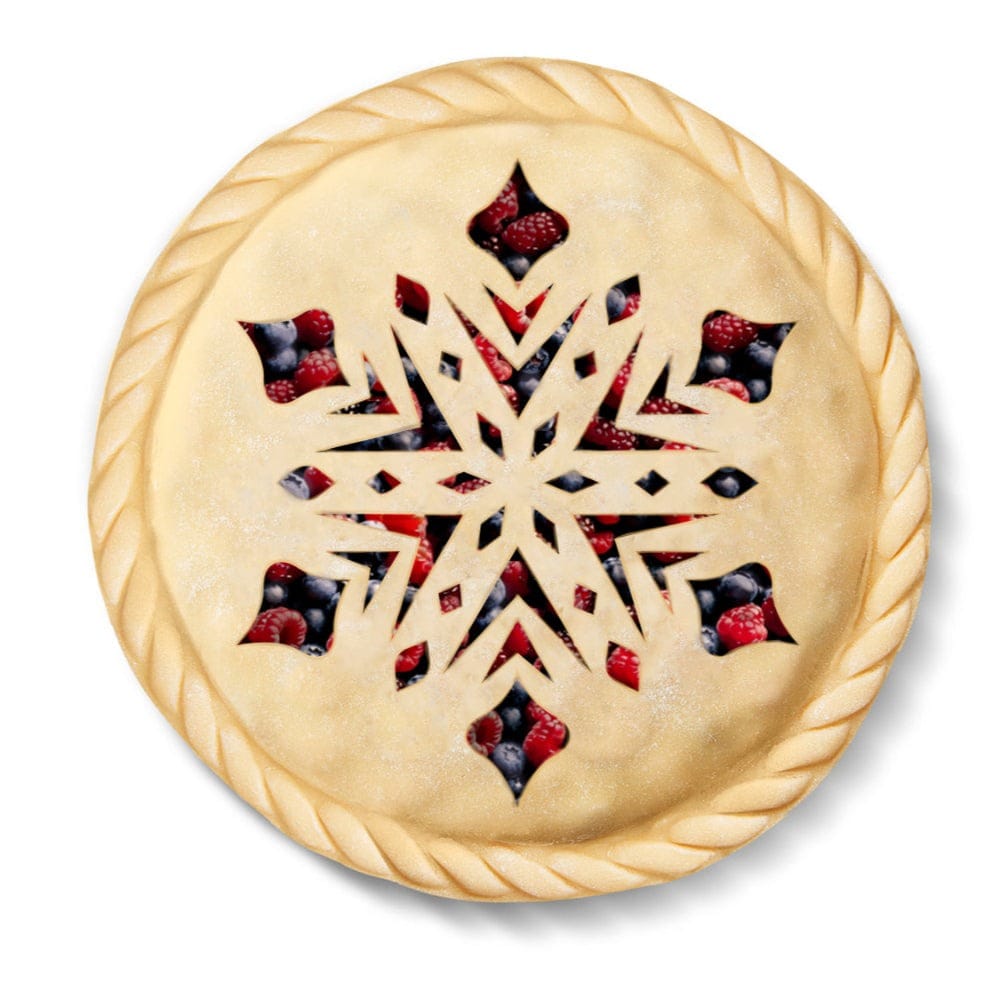 Bakeware Talisman Designs Decorative Pie Top Cutter - Snowflake