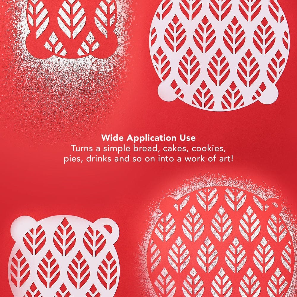 Bakeware Talisman Designs Pastry, Pie, & Drink Stencil Set - Autumn