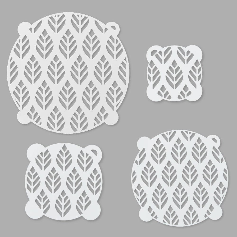 Bakeware Talisman Designs Pastry, Pie, & Drink Stencil Set - Autumn