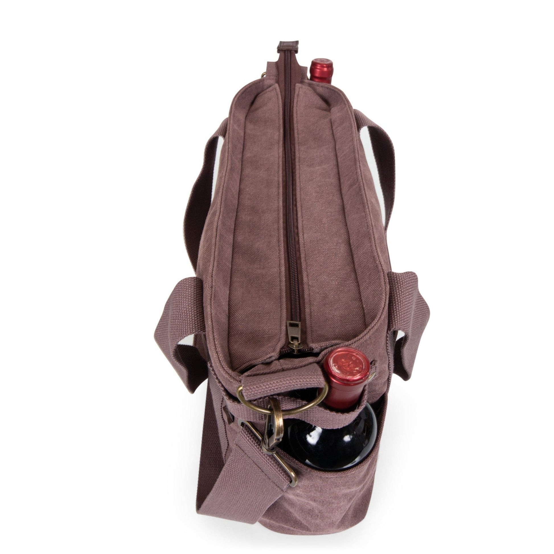 Travel & Storage Temecula Wine and Cheese Tote - Purple Canvas