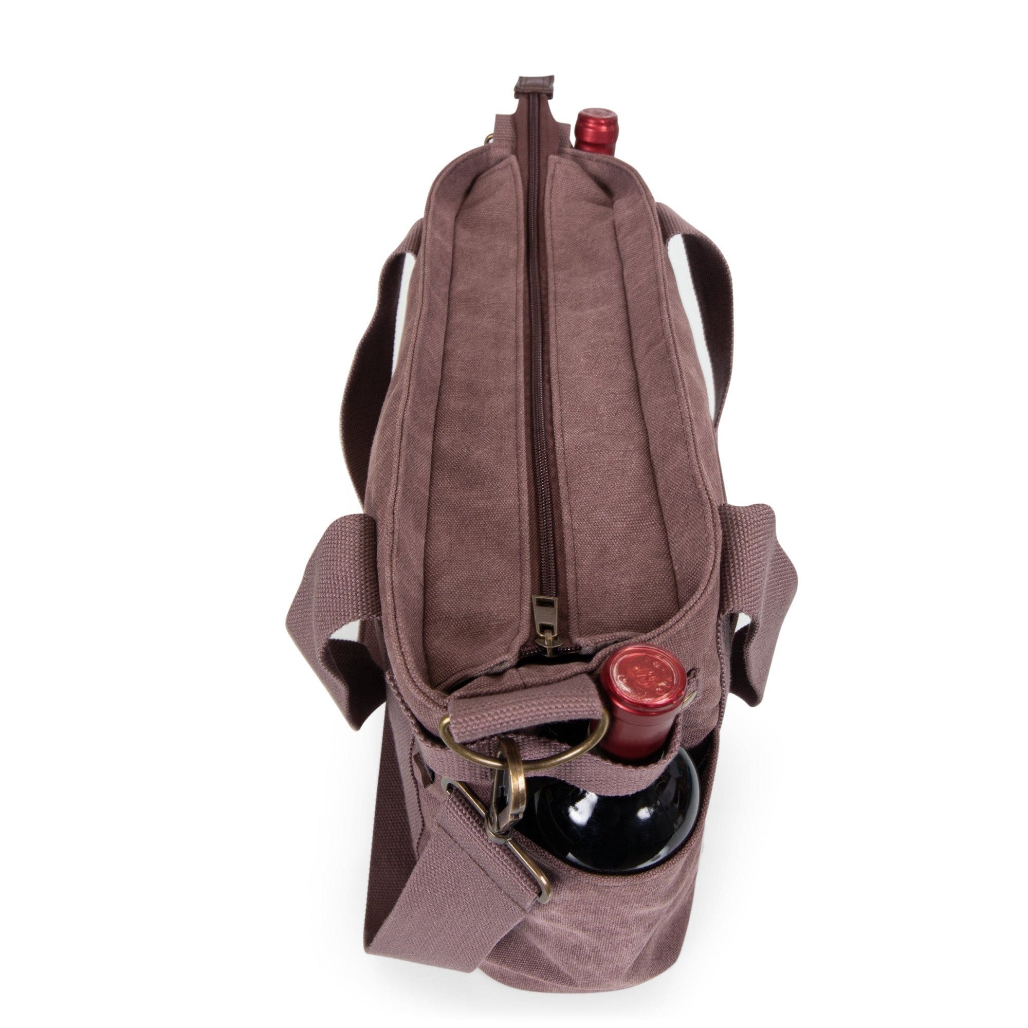 Travel & Storage Temecula Wine and Cheese Tote - Purple Canvas