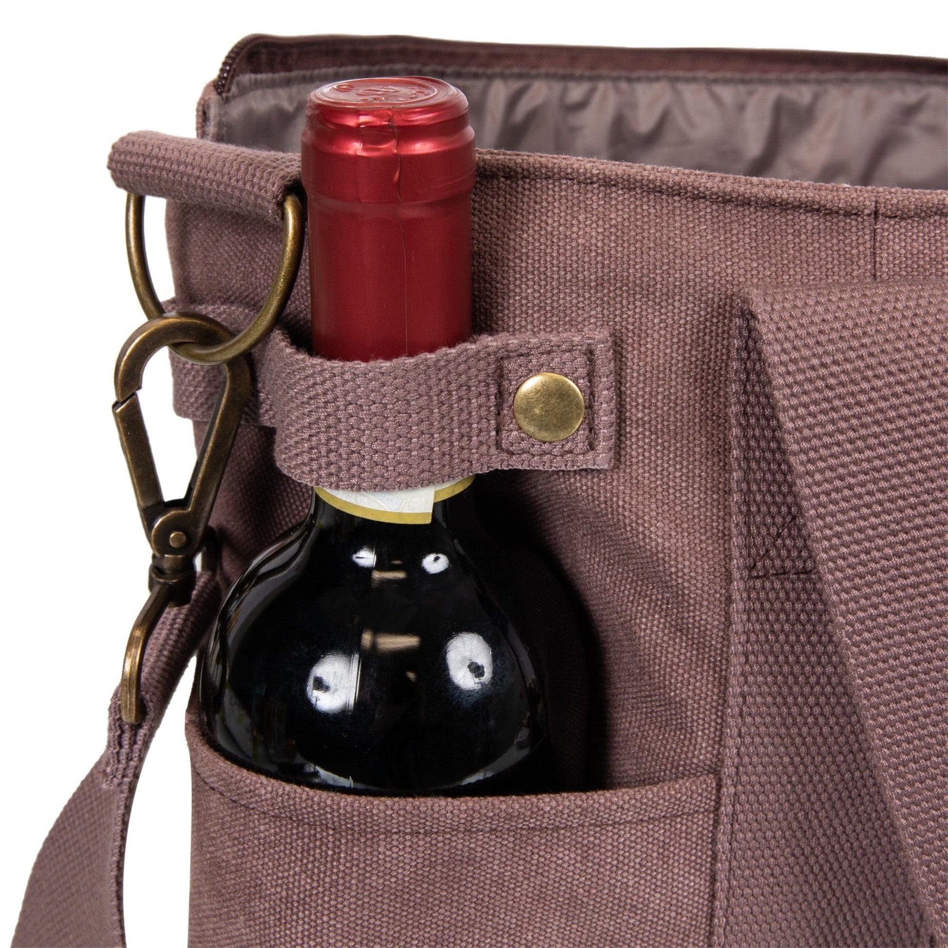 Travel & Storage Temecula Wine and Cheese Tote - Purple Canvas