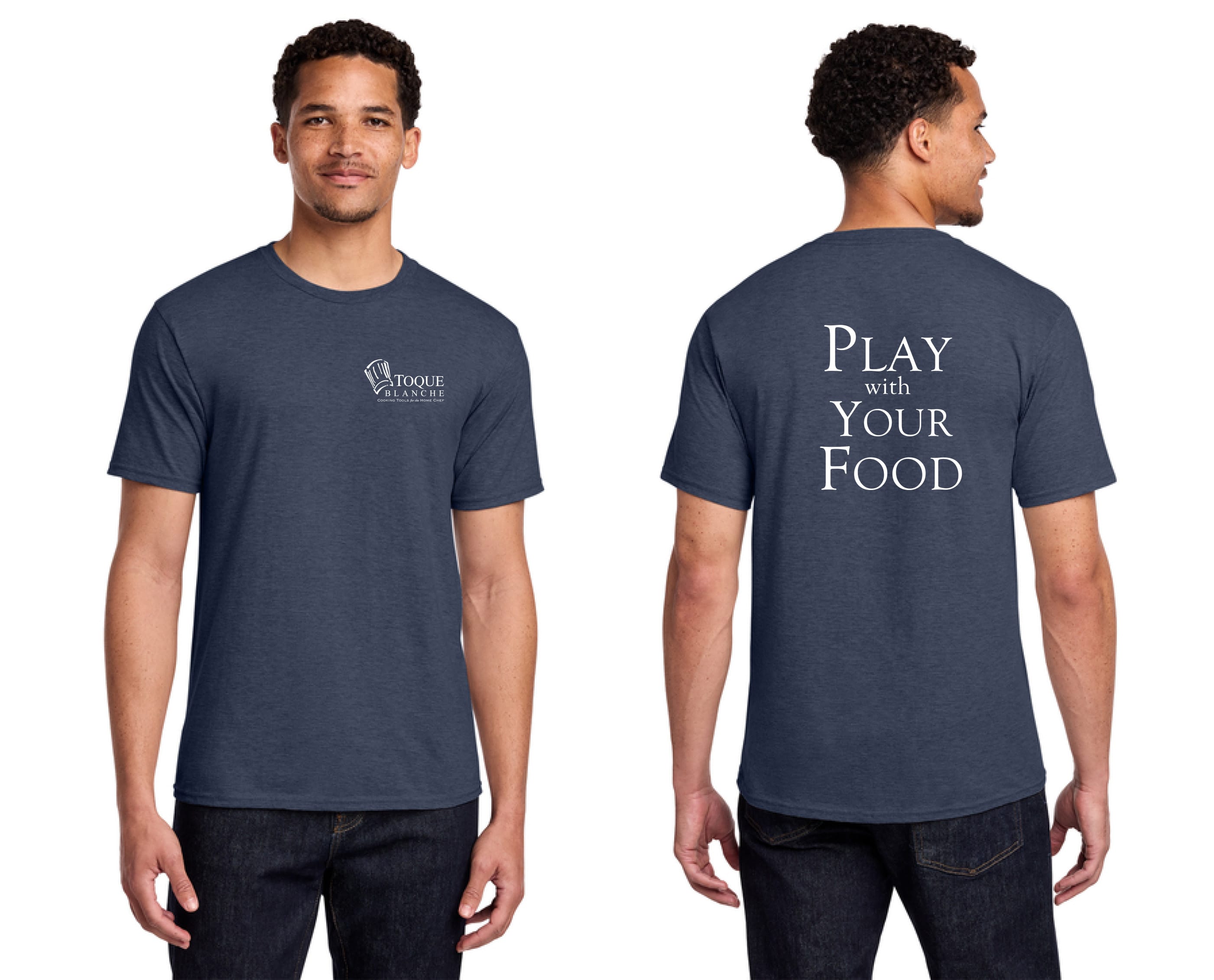 Linen Toque Blanche "Play with your Food" T-Shirt