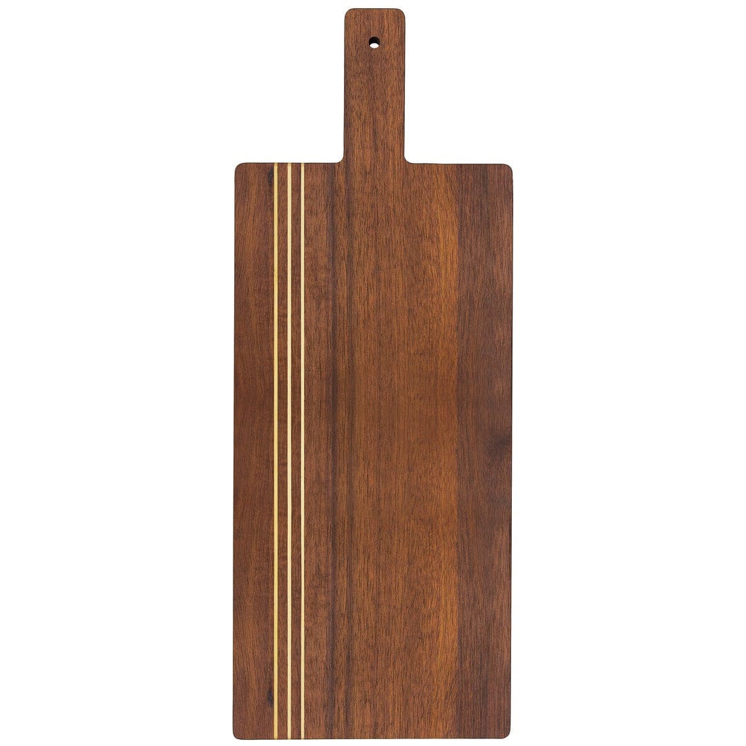 Cutting Boards Totally Bamboo - Acacia Pinstripe Charcuterie Paddle Board - 20"