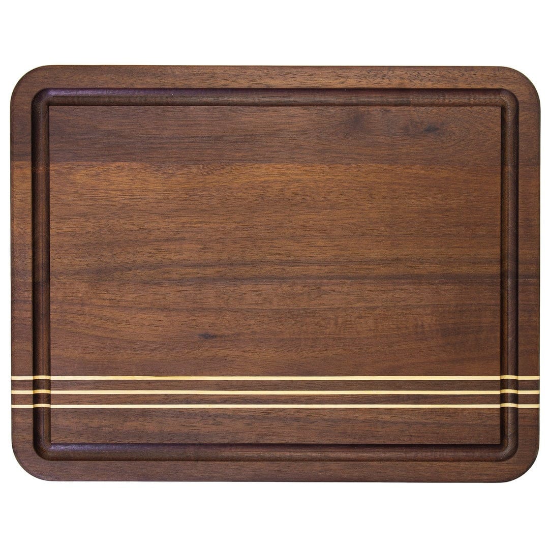 Cutting Boards Totally Bamboo - Acacia Pinstripe Cutting Board with Juice Groove - 14"x11"