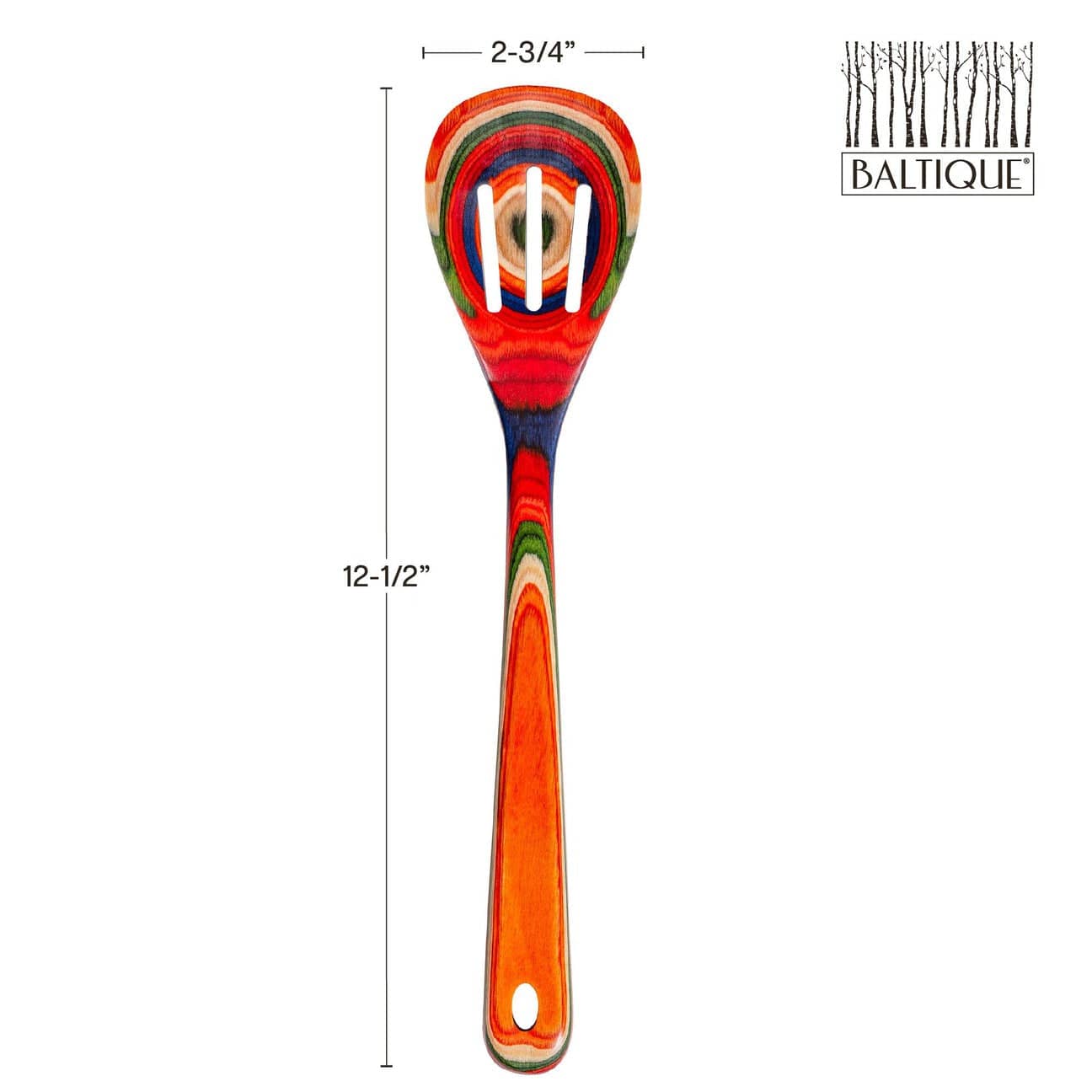 Tools & Accessories Totally Bamboo Baltique Marrakesh Slotted Spoon, 12"