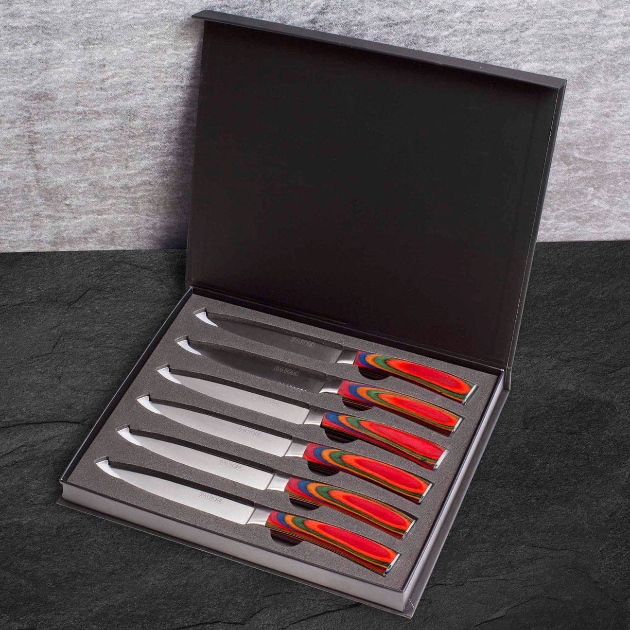 Cutlery Totally Bamboo Baltique Marrakesh Steak Knife Set, 6 Piece