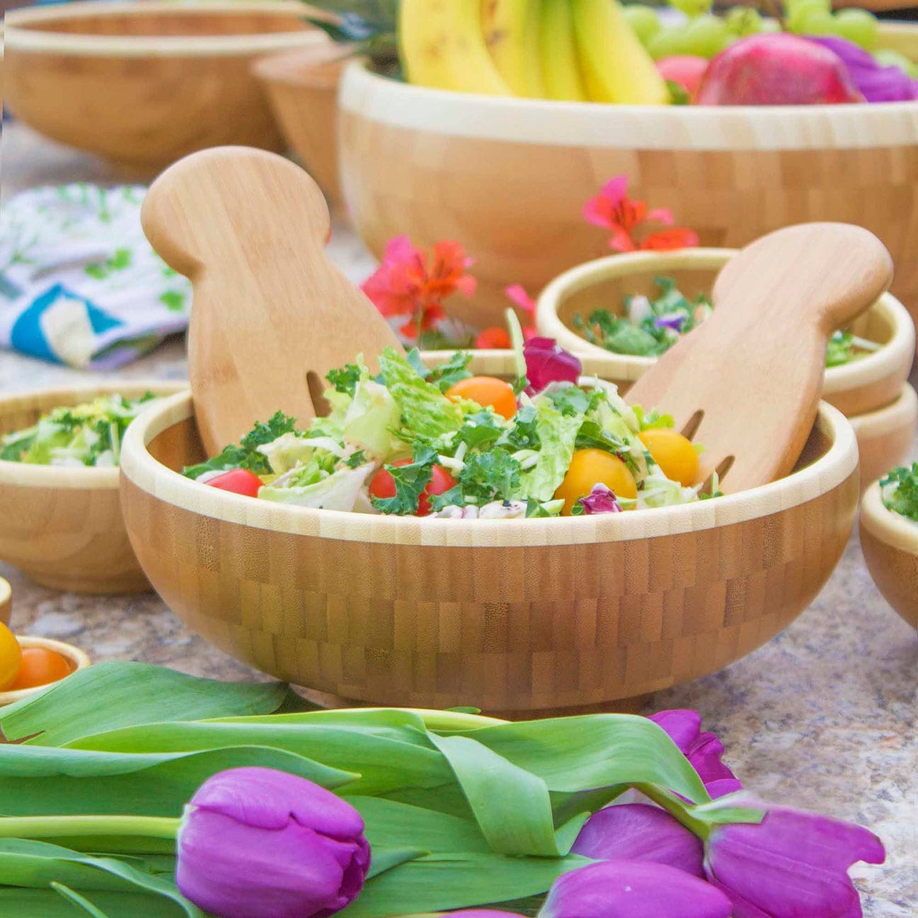 Table & Counter Accessories Totally Bamboo Classic Bowl, 10"