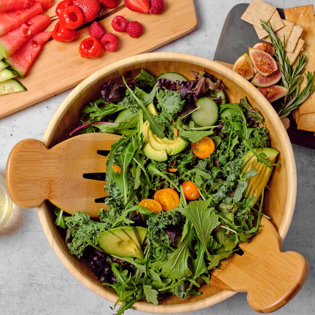 Table & Counter Accessories Totally Bamboo Classic Bowl, 10"