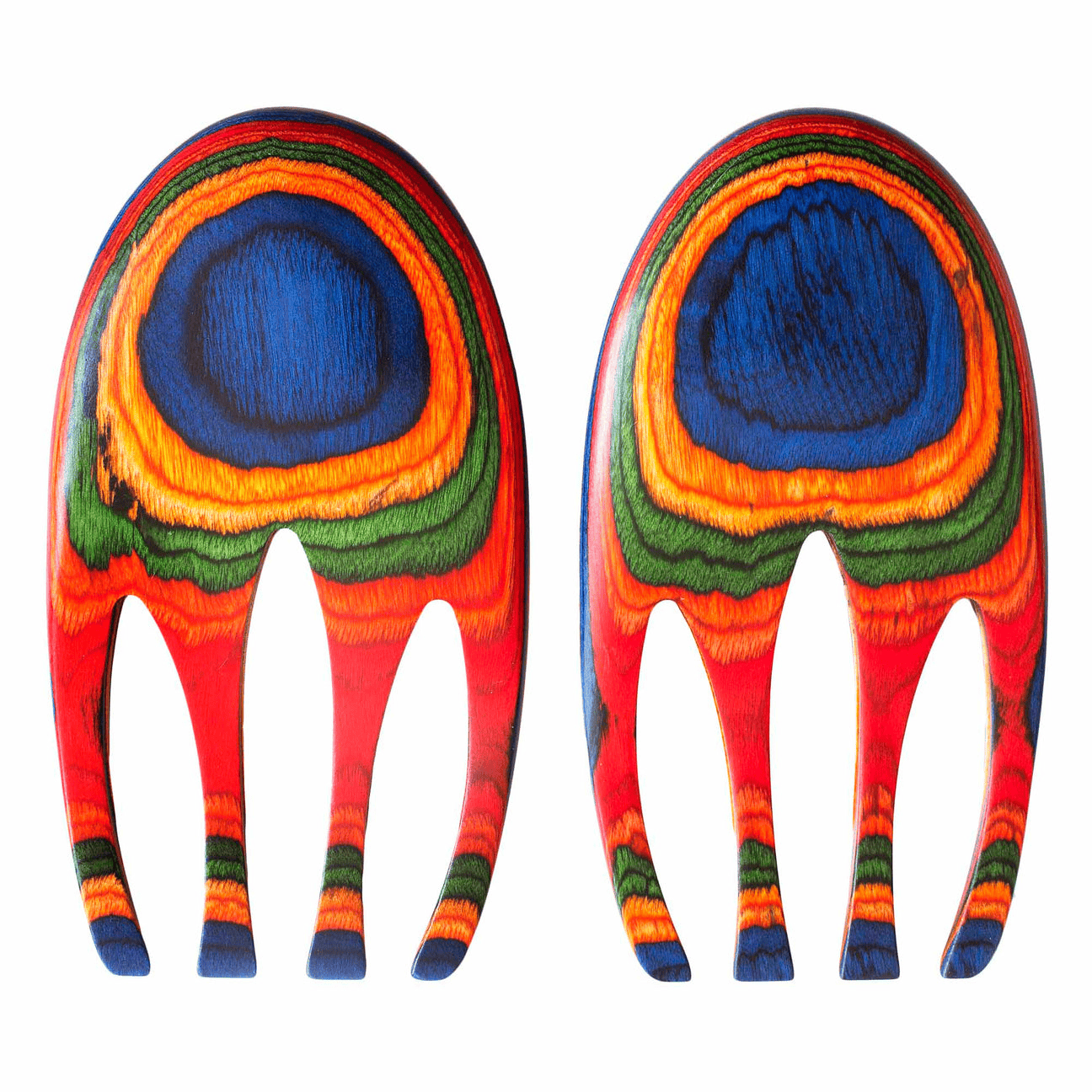 Table & Counter Accessories Totally Bamboo Marrakesh Salad Hands Serving Set