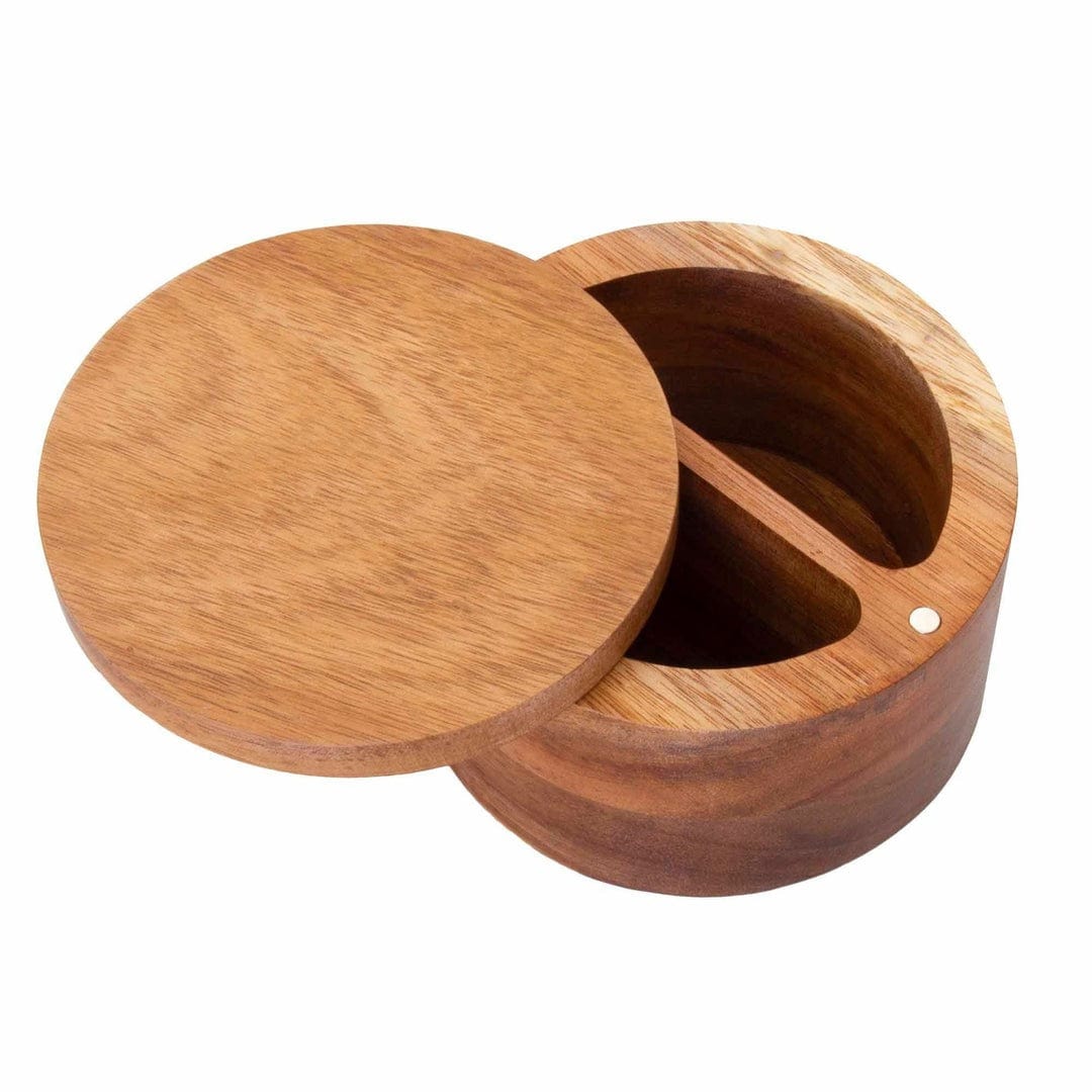 Table & Counter Accessories Totally Bamboo - Rock & Branch Acacia Duet Salt Cellar - 7oz.
