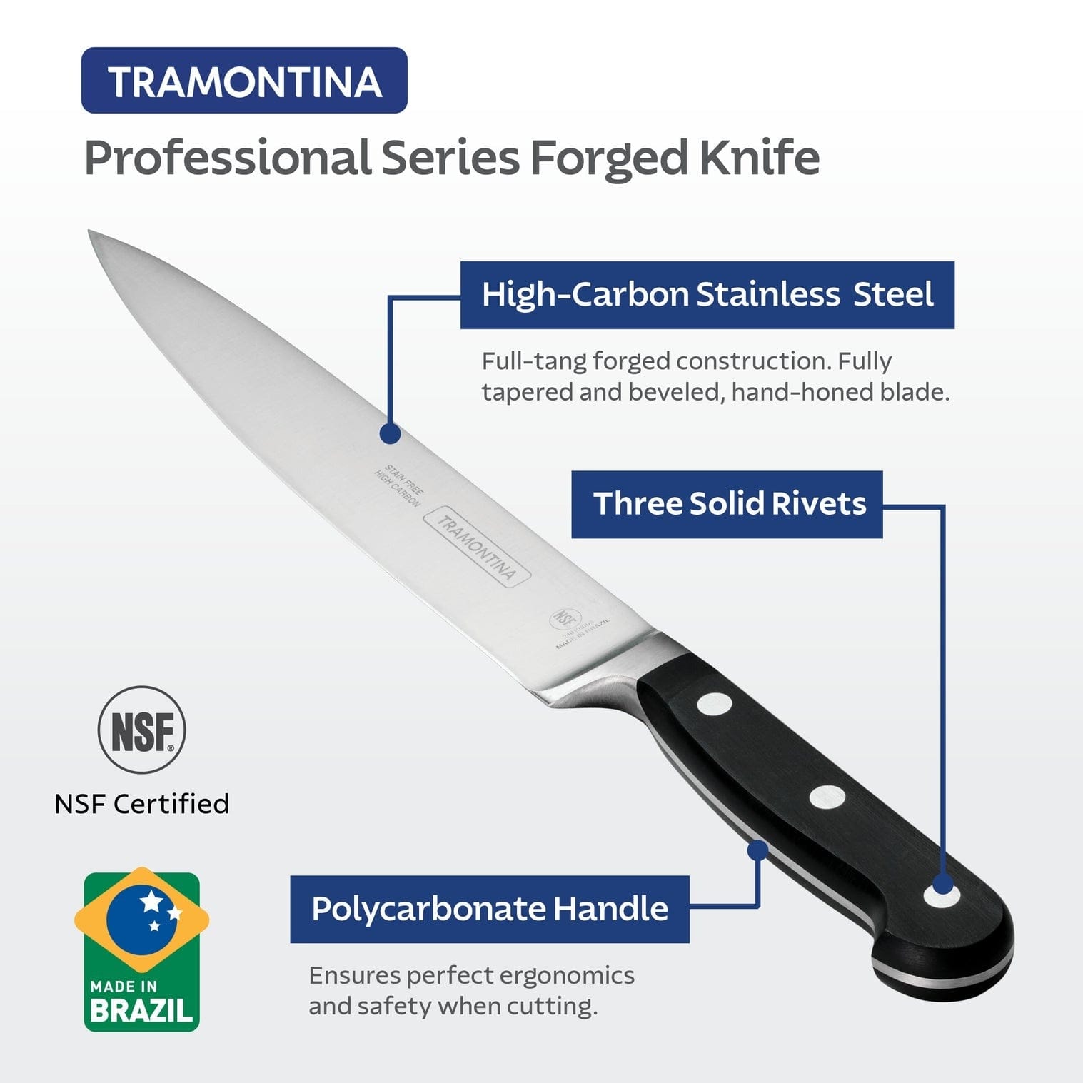 Cutlery Tramontina Professional 8" Carving Knife