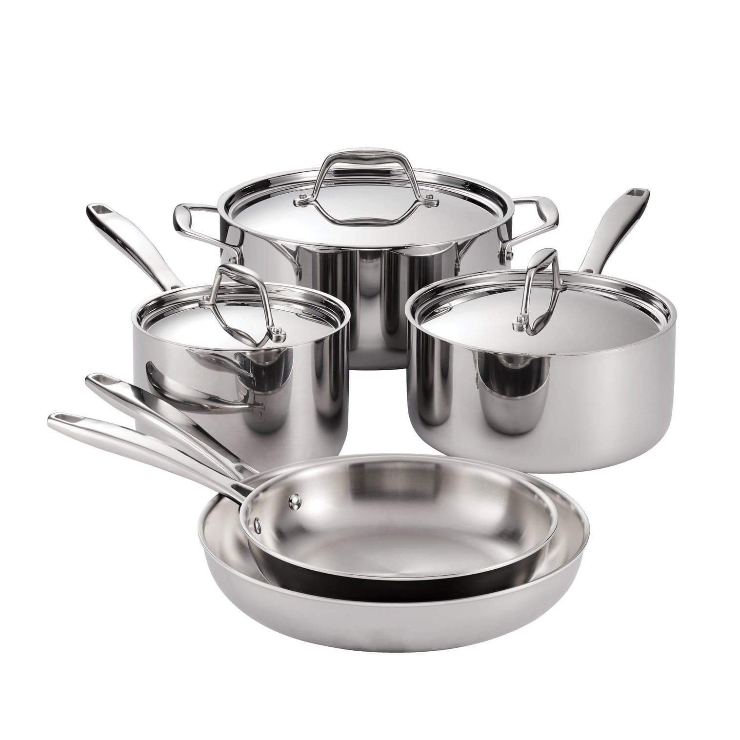 Cookware Tramontina Signature Tri-Ply Clad Stainless Steel Cookware Set - 8 Piece