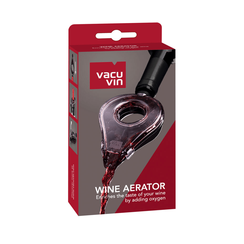 Barware Vacu Vin Wine Aerator Dark Grey