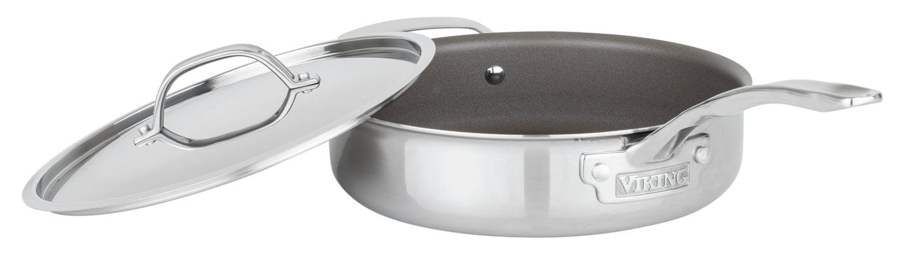 Cookware Viking PureGlide Non-Stick 3-ply Saute Pan, 4.5 Quart with Helper Handle