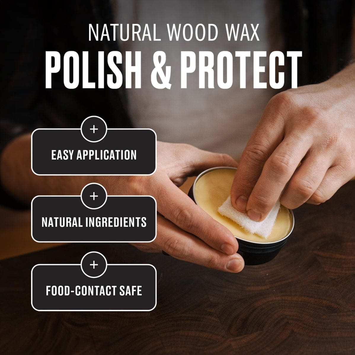 Table & Counter Accessories Walrus Oil Wood Wax, 3 oz.