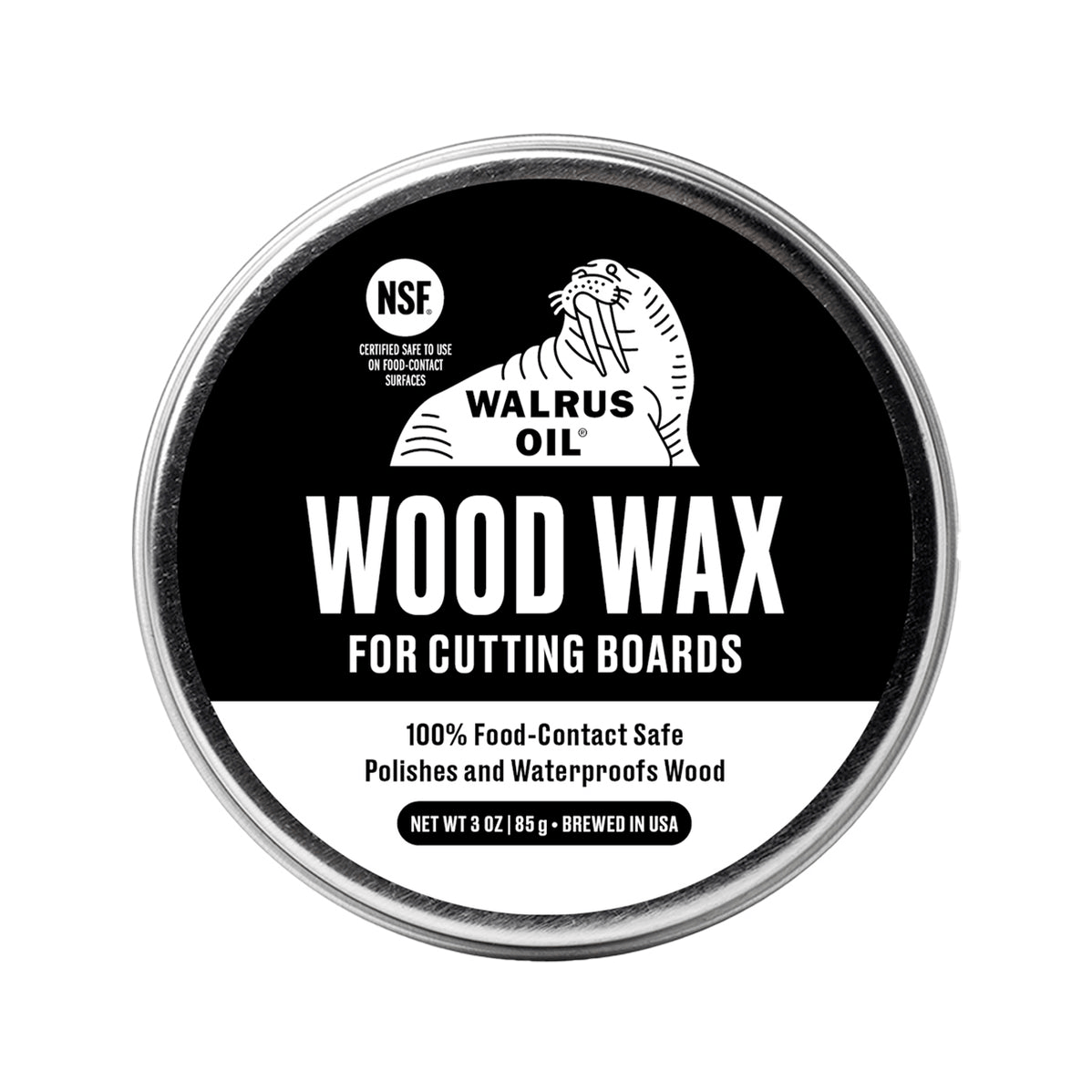 Table & Counter Accessories Walrus Oil Wood Wax, 3 oz.