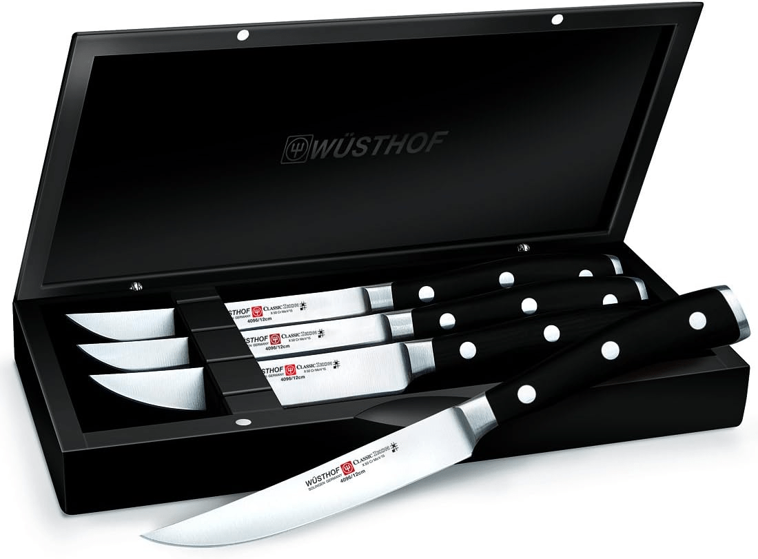 Cutlery Wusthof Classic Ikon 4-Piece Steak Knife Set