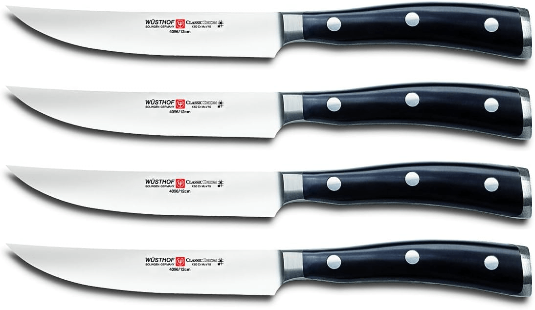 Cutlery Wusthof Classic Ikon 4-Piece Steak Knife Set