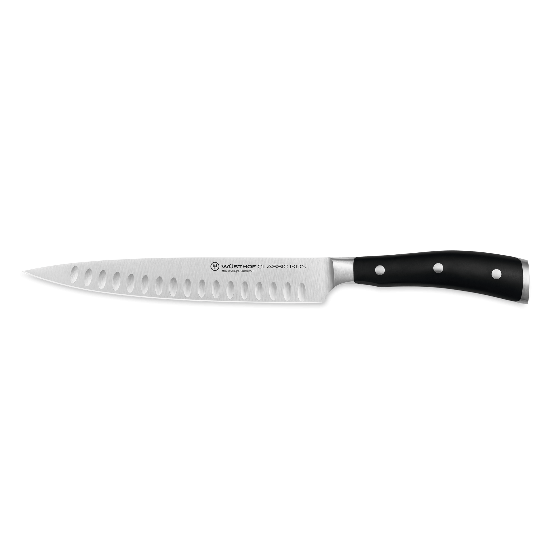 Cutlery Wusthof Classic Ikon Hollow Edge Carving Knife - 8"