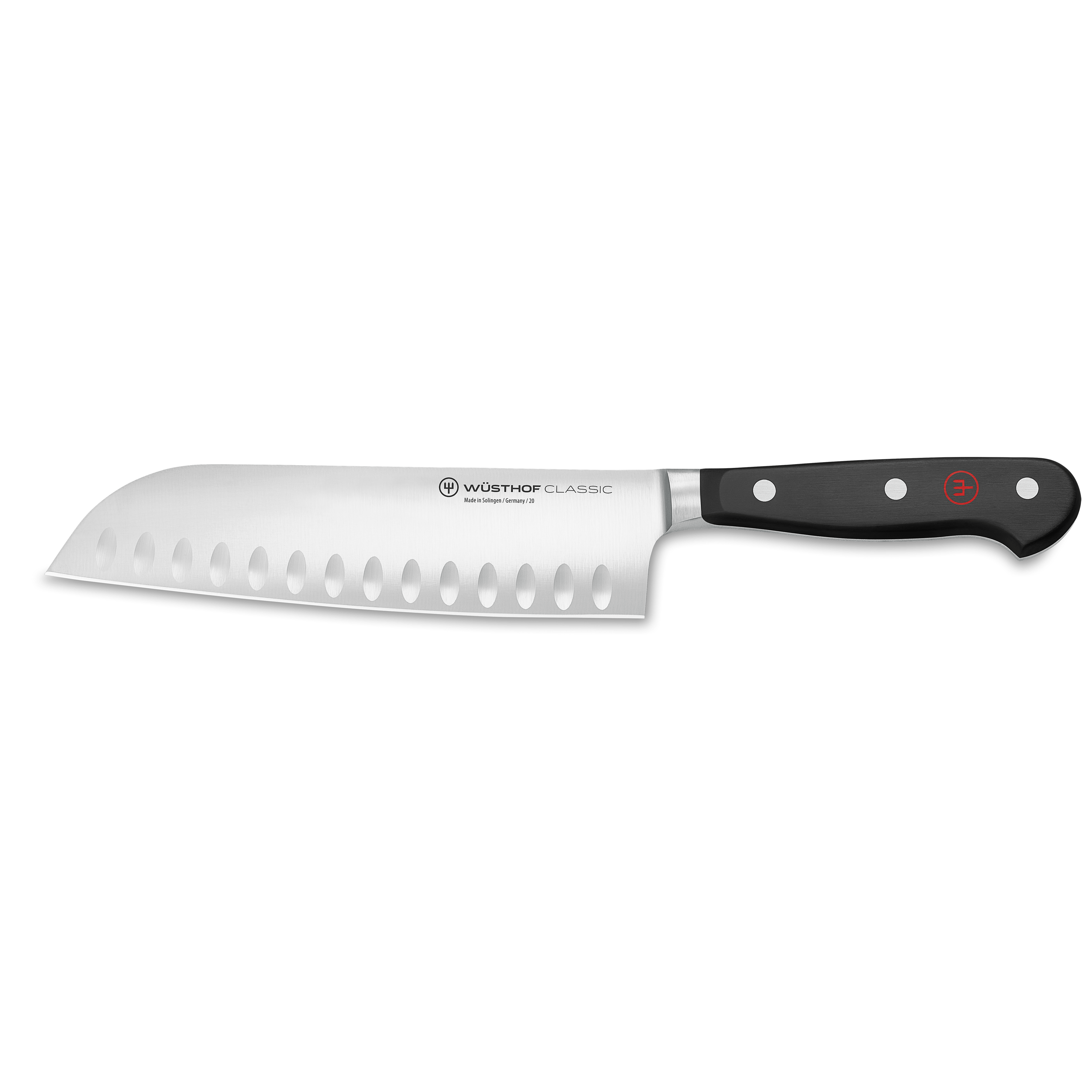 Cutlery Wusthof Classic Santoku - Hollow Edge - 7"