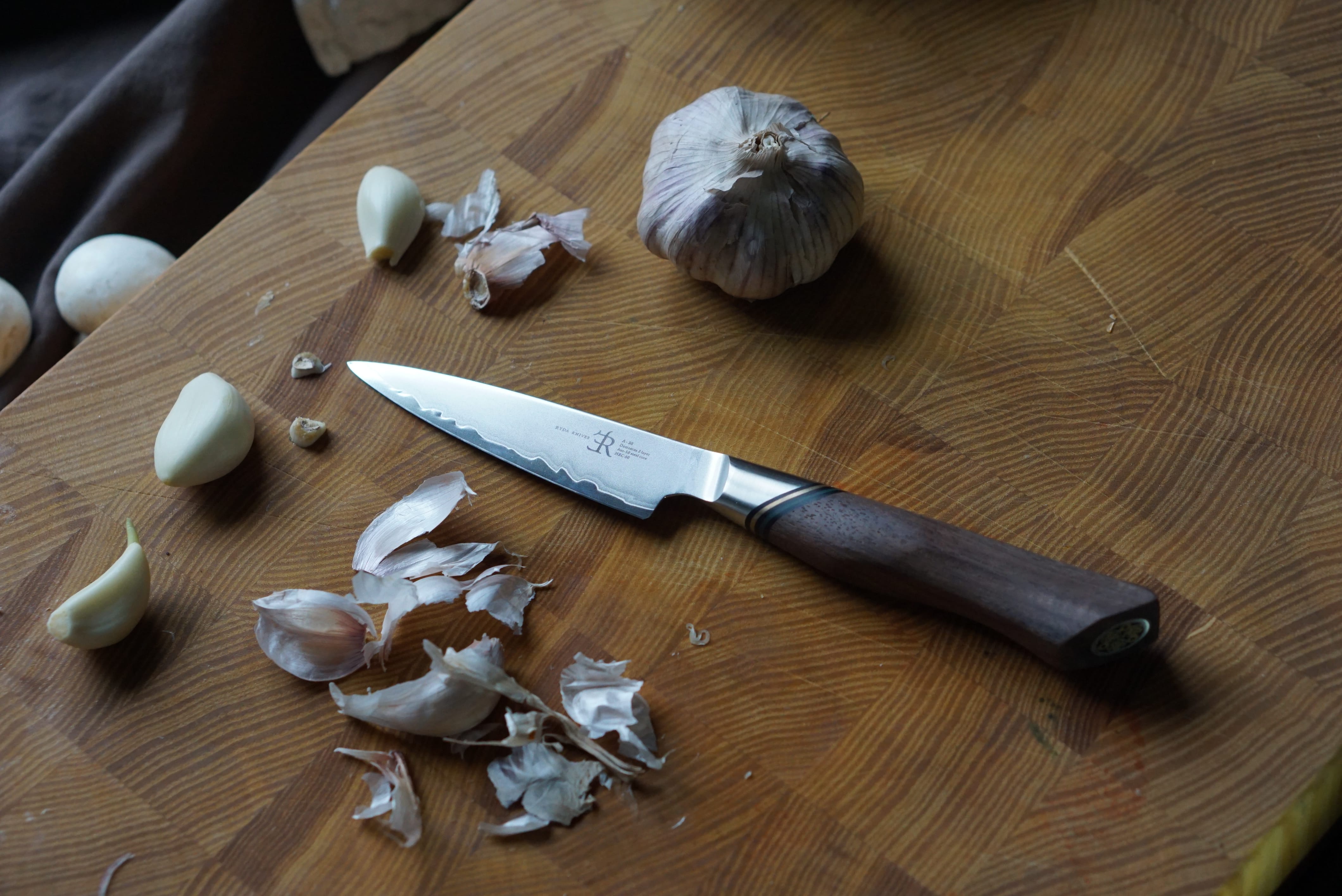 Ryda Knives A30 Damascus Steel Paring Knife