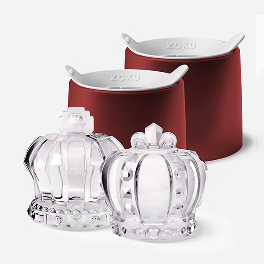 Barware Zoku Crown Ice Mold - Set of 2