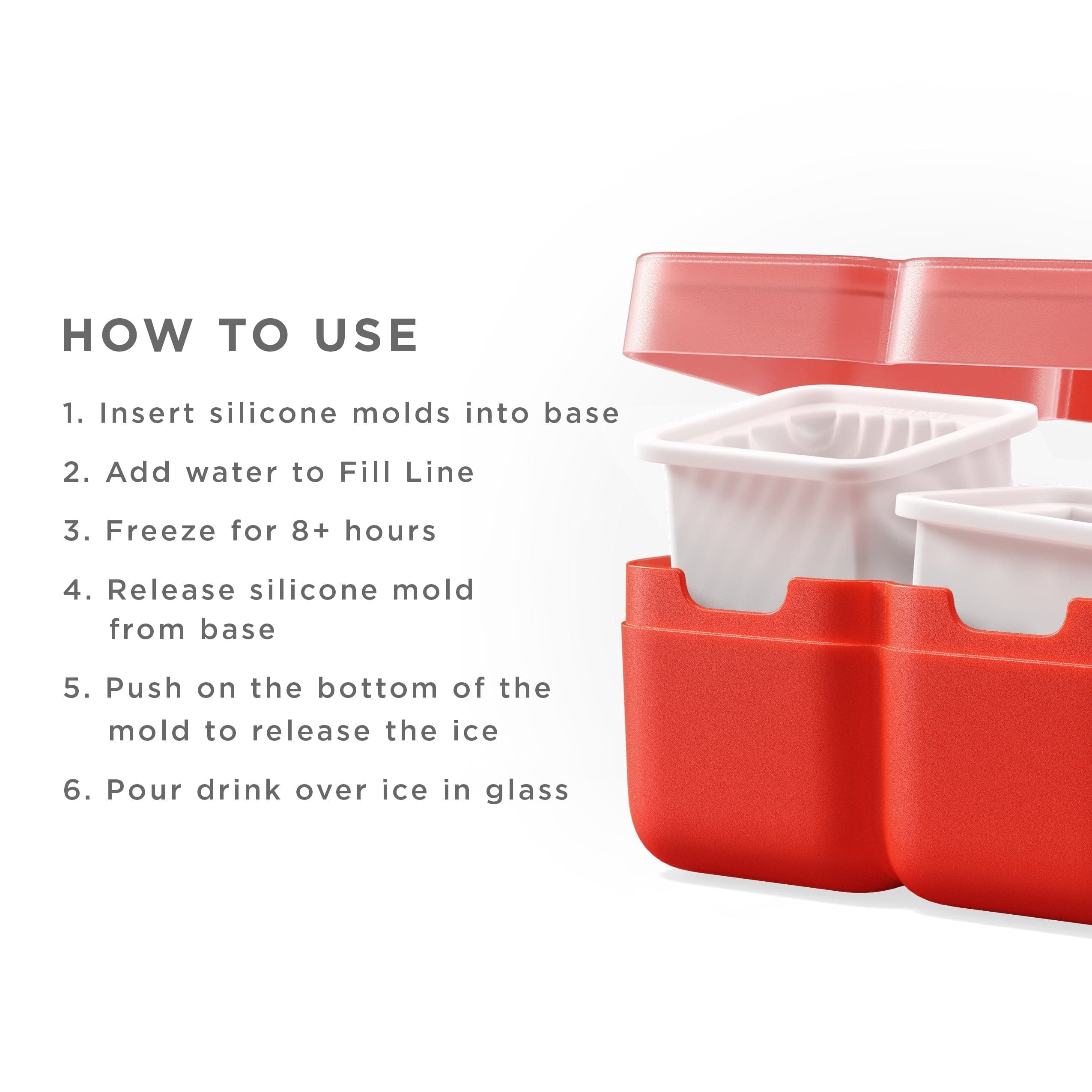 Barware Zoku Luxe Ice Mold - Set of 2
