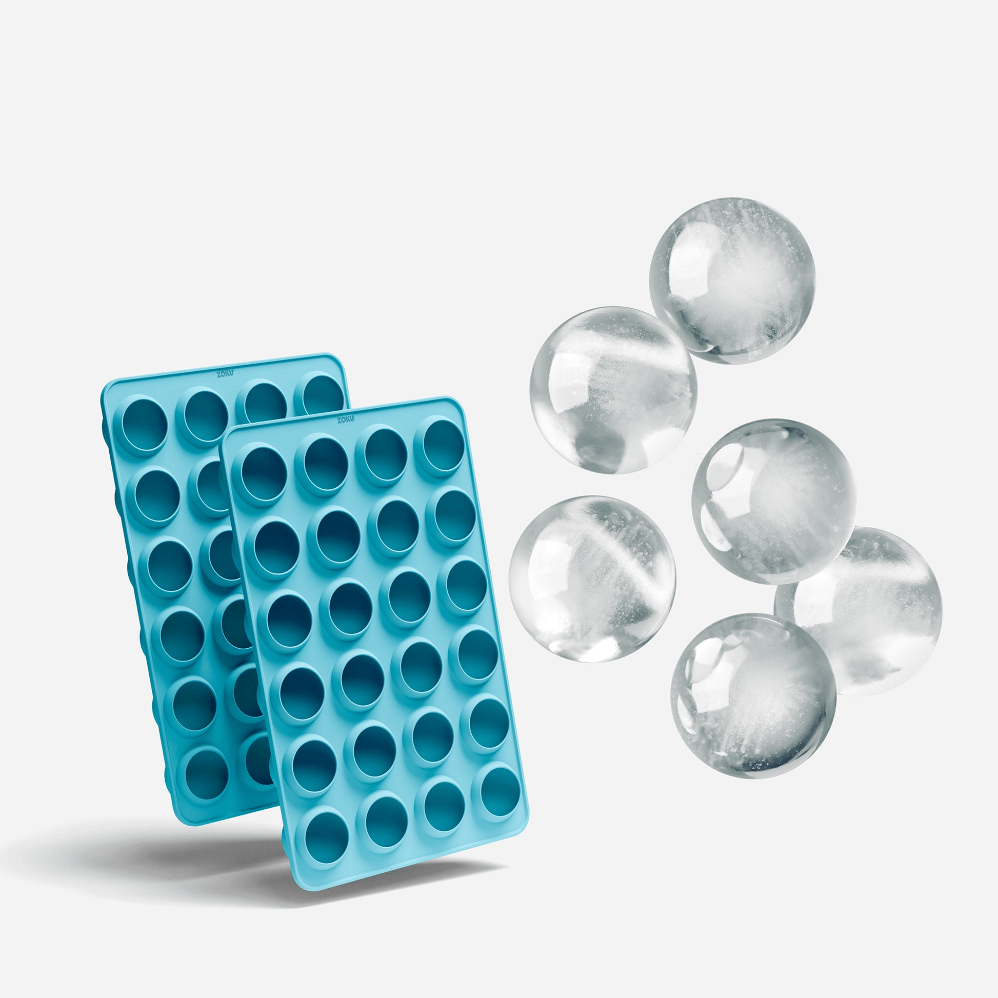 Barware Zoku Mini Spheres Ice Mold Tray - Set of 2