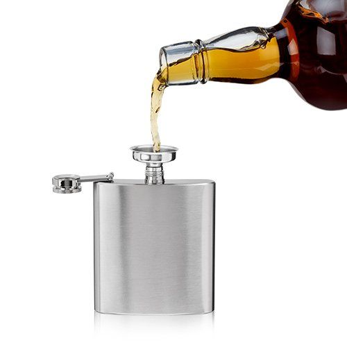 Stainless Steel Flask With Funnel