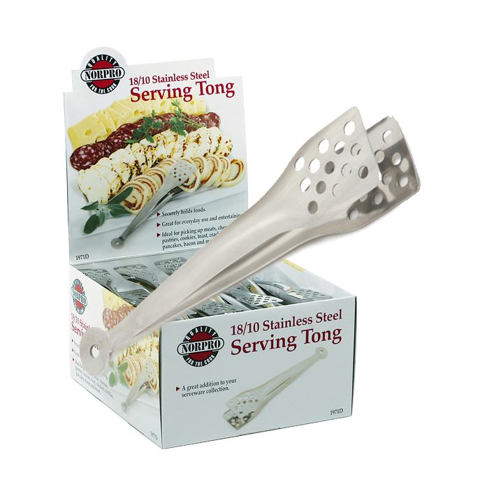 Norpro Stainless Steel Serving Tongs