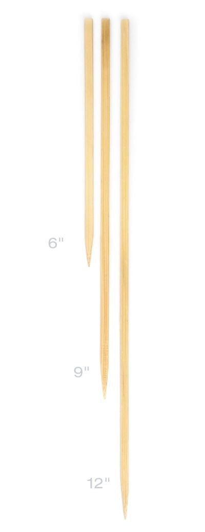 RSVP Flat Bamboo Skewers – 6″ Long