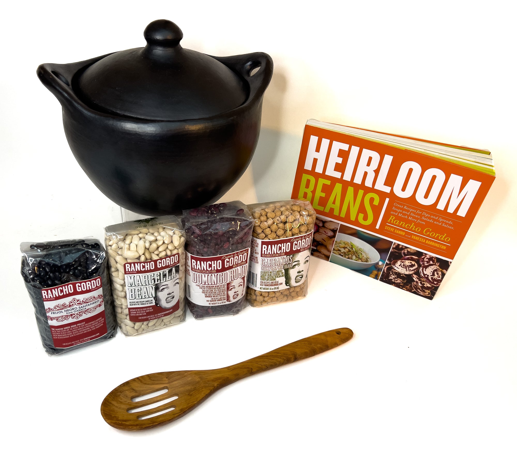Chamba Soup & Bean Pot + Rancho Gordo Heirloom Beans Gift Set