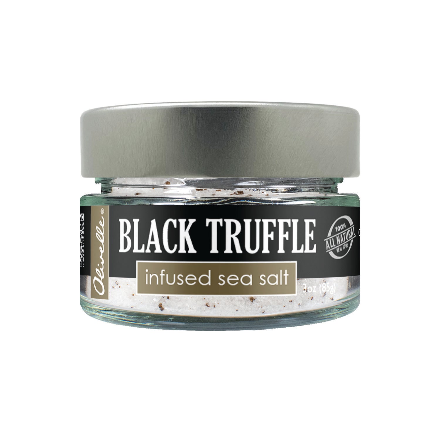 Olivelle Black Truffle Sea Salt - 3oz