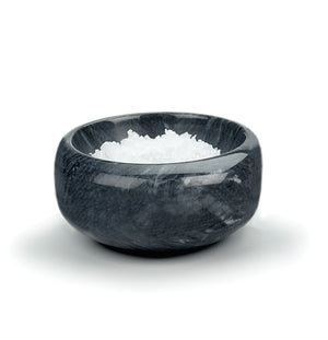 RSVP Black Marble Salt Bowl