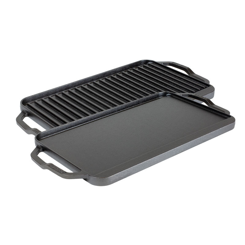 Lodge Chef Collection Reversible Grill/Griddle, 19.5" x 10"