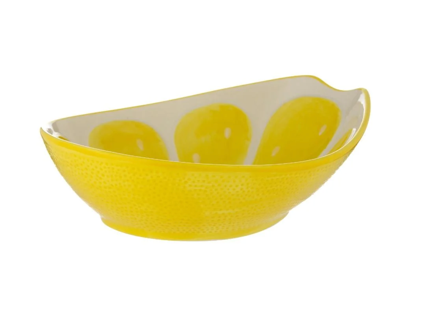 World Foods Lemon Oval Bowl 8.5"