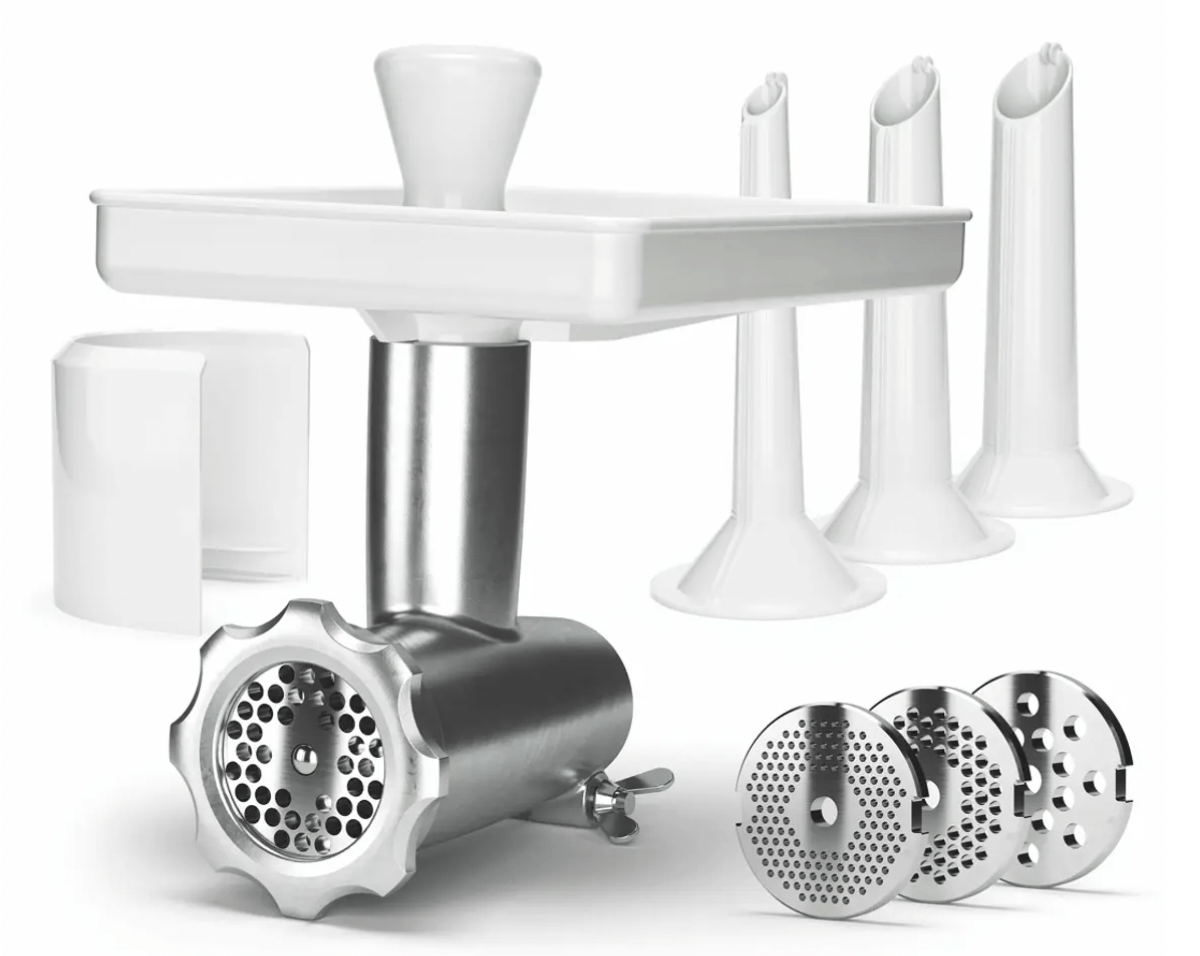 Electrical Appliances Ankarsrum Meat Mincer Hunter Package - Original Assistent Stand Mixer Meat Grinder Attachment Set for Making Sausage and More - Made in Sweden