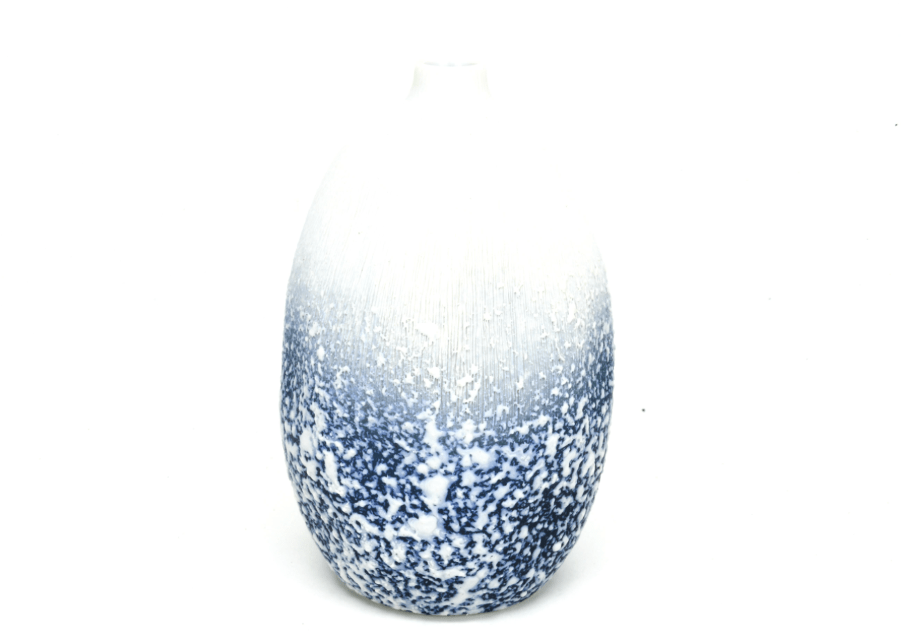 Tabletop Art Floral Vase GUGU, Blue